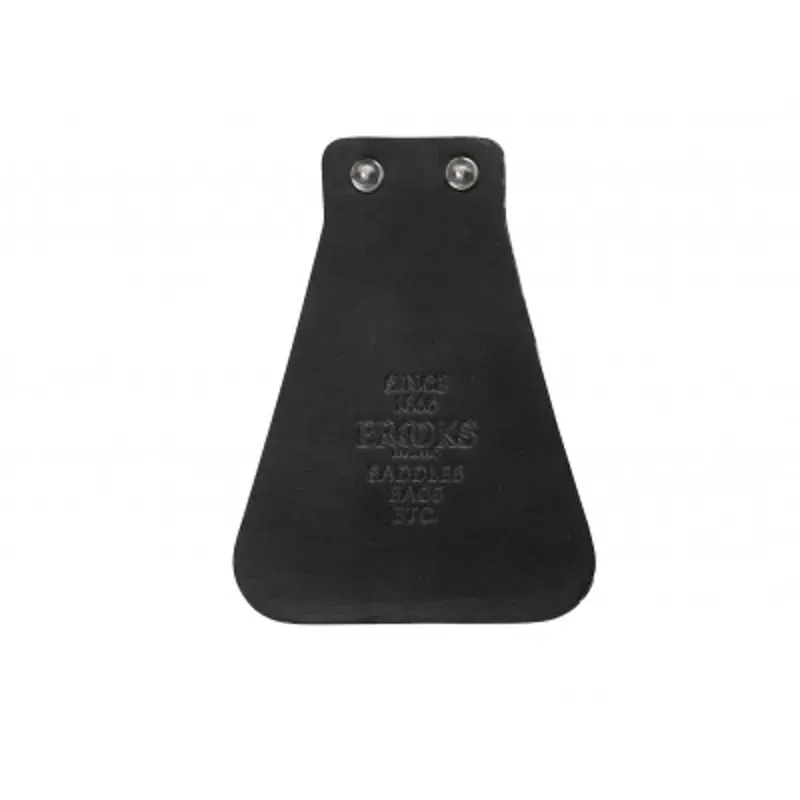Brooks Leather Mudflap in Black
