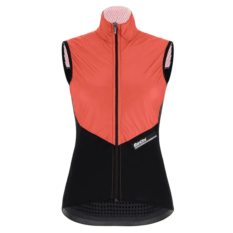 2021 Santini Womens Redux Vigor Insulated Gilet in Pink