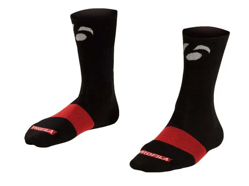 2018 Bontrager Race 5 inch Wool Cycling Sock in Black
