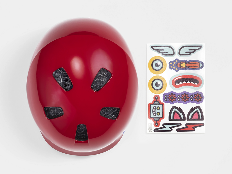 Bontrager Youth 50-55cm Jet WaveCel Helmet In Red