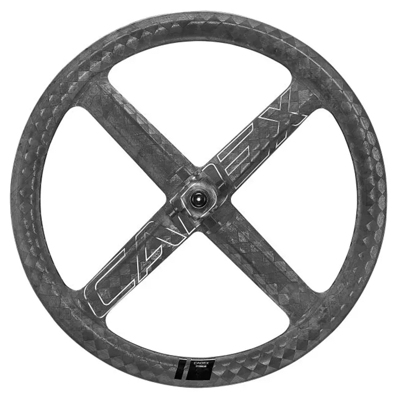 Cadex Aero 4 Spoke Tubular 700c Wheel in Black