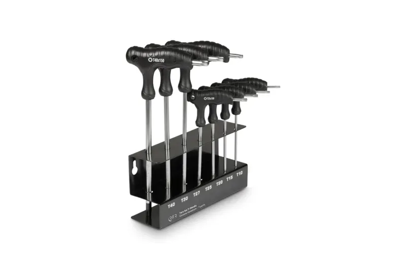 RFR Hexalobular T-Form Internal Screwdriver Set in Black