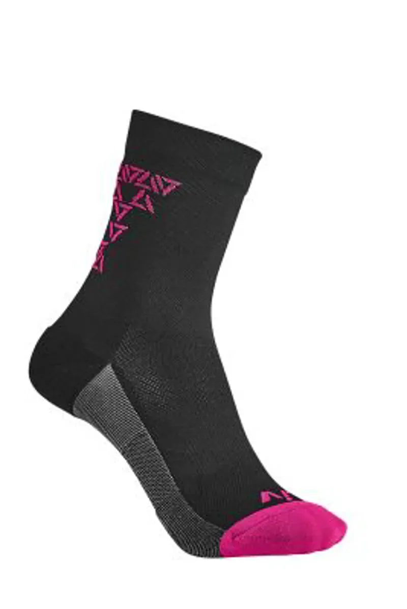 Liv Energize Socks Black/Virtual Pink M/ L Black/ Purple Medium/Large